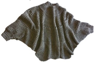 Mon premier poncho � manche